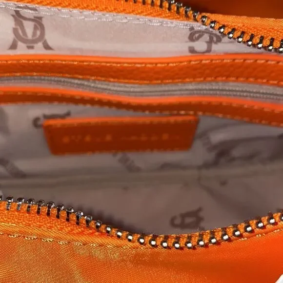 NWT Steve Madden Crossbody Bag w/ Airpod Pouch - Orange - Picture 14 of 17